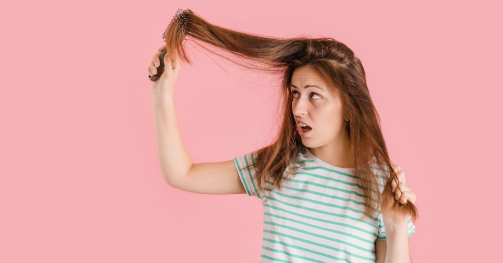 girl with tangled hair, who owns this problem? 