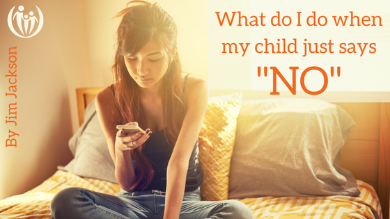 What to do when child says no