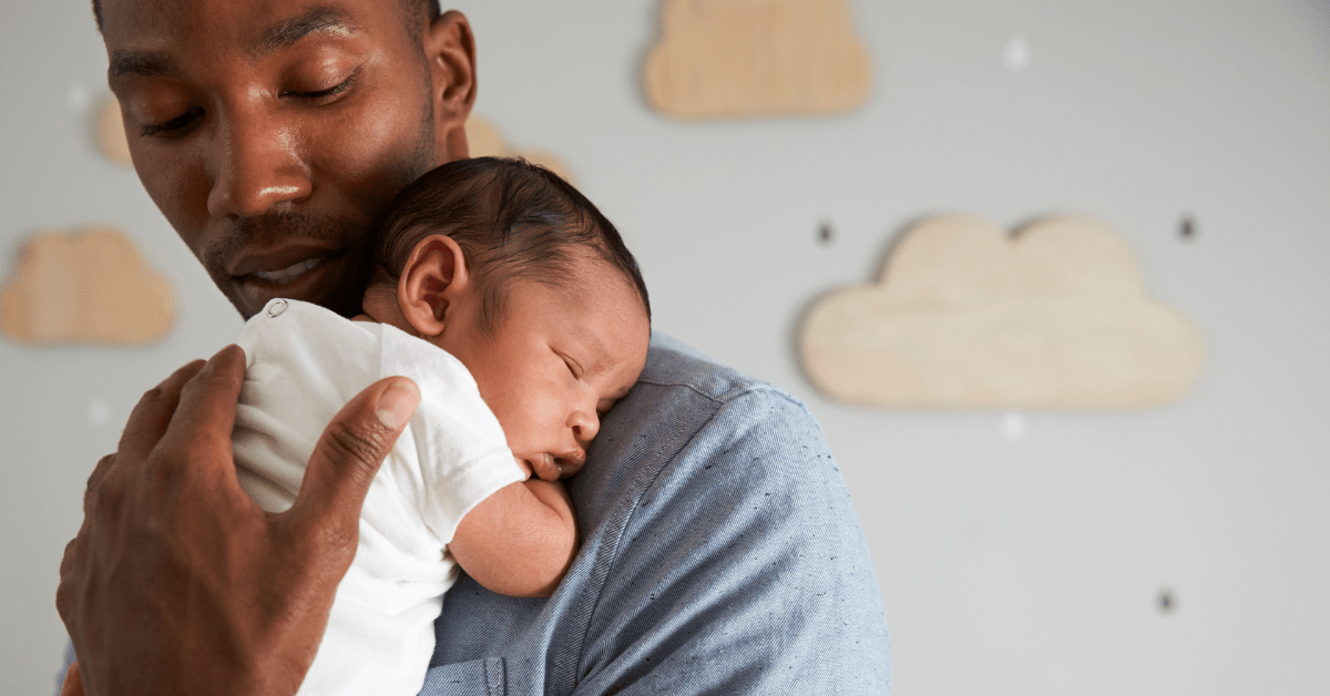 dad with newborn - advice for new fathers