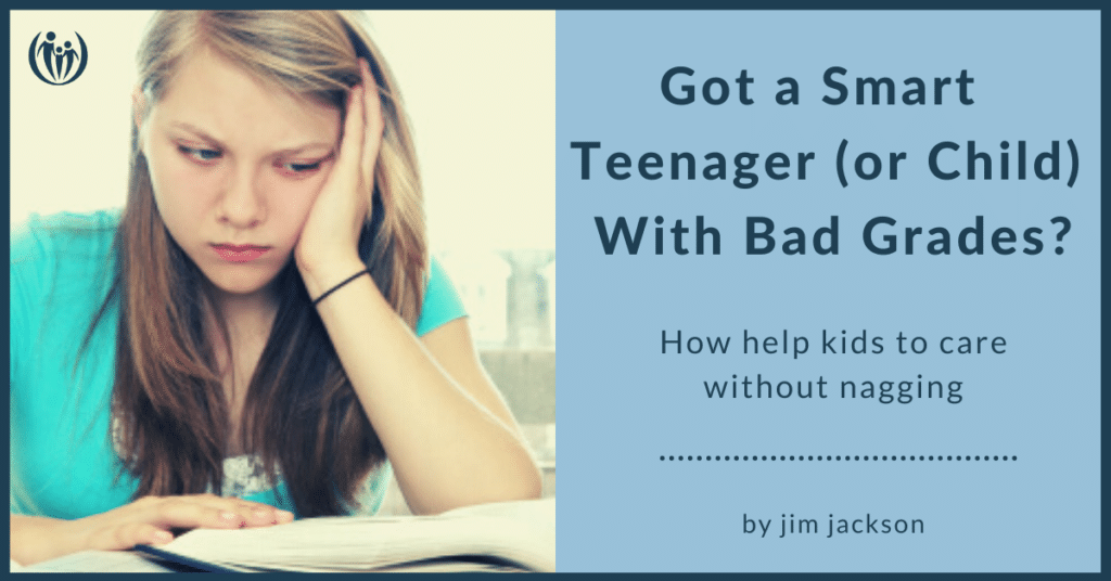 smart teenager bad grades