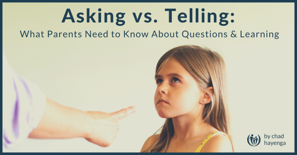 asking vs. telling
