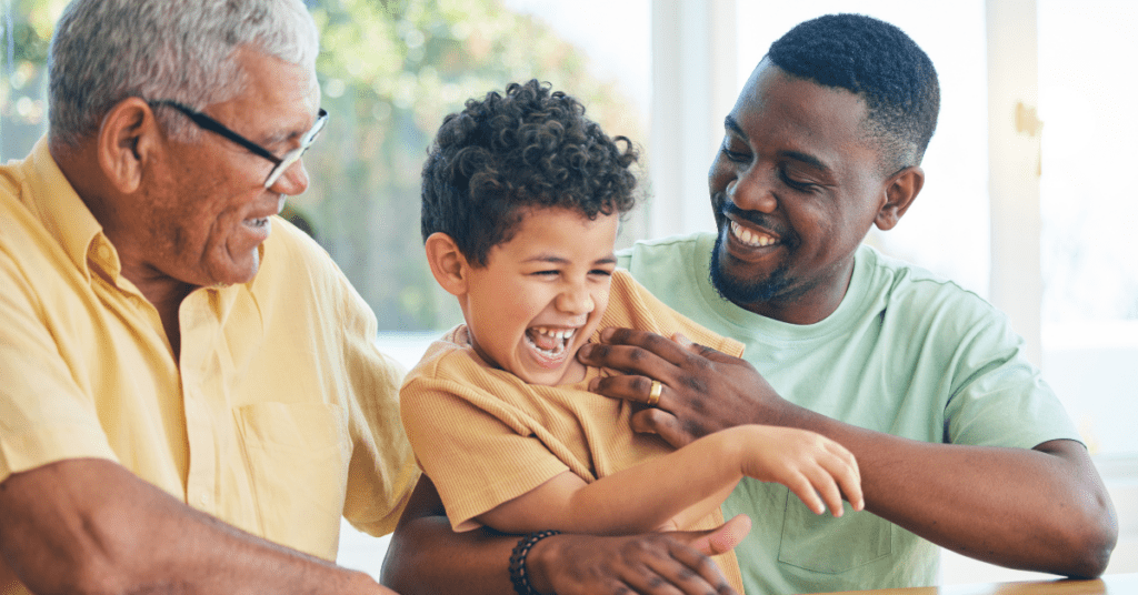 How to Show Love to Your Child as a Dad: 3 Things My Father Wished He'd Known 2 show love to your child -- dad and grandpa enjoying child